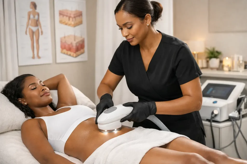 Guide lipocavitation silhouette en 7 repères