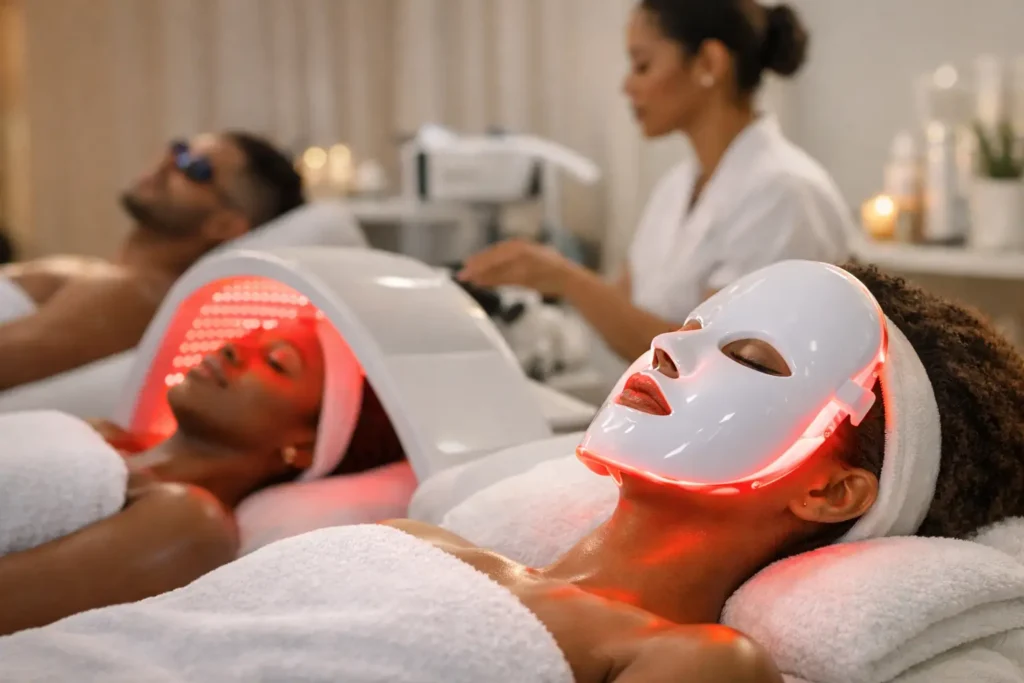 Guide soins LED visage pour une peau lumineuse