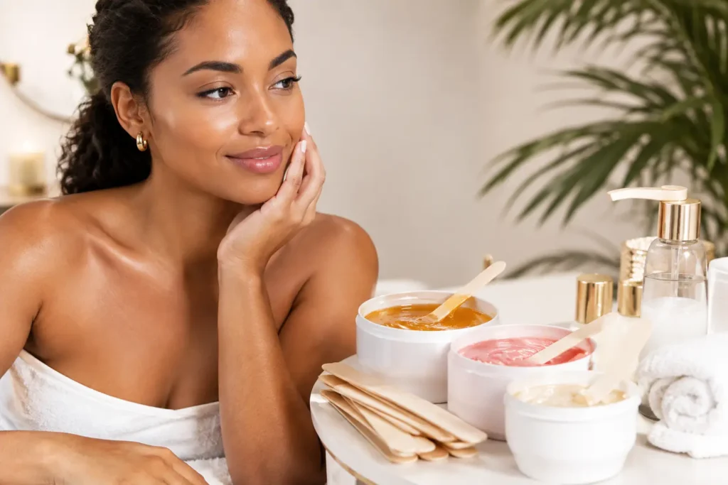 Comment choisir une cire visage selon sa peau ?